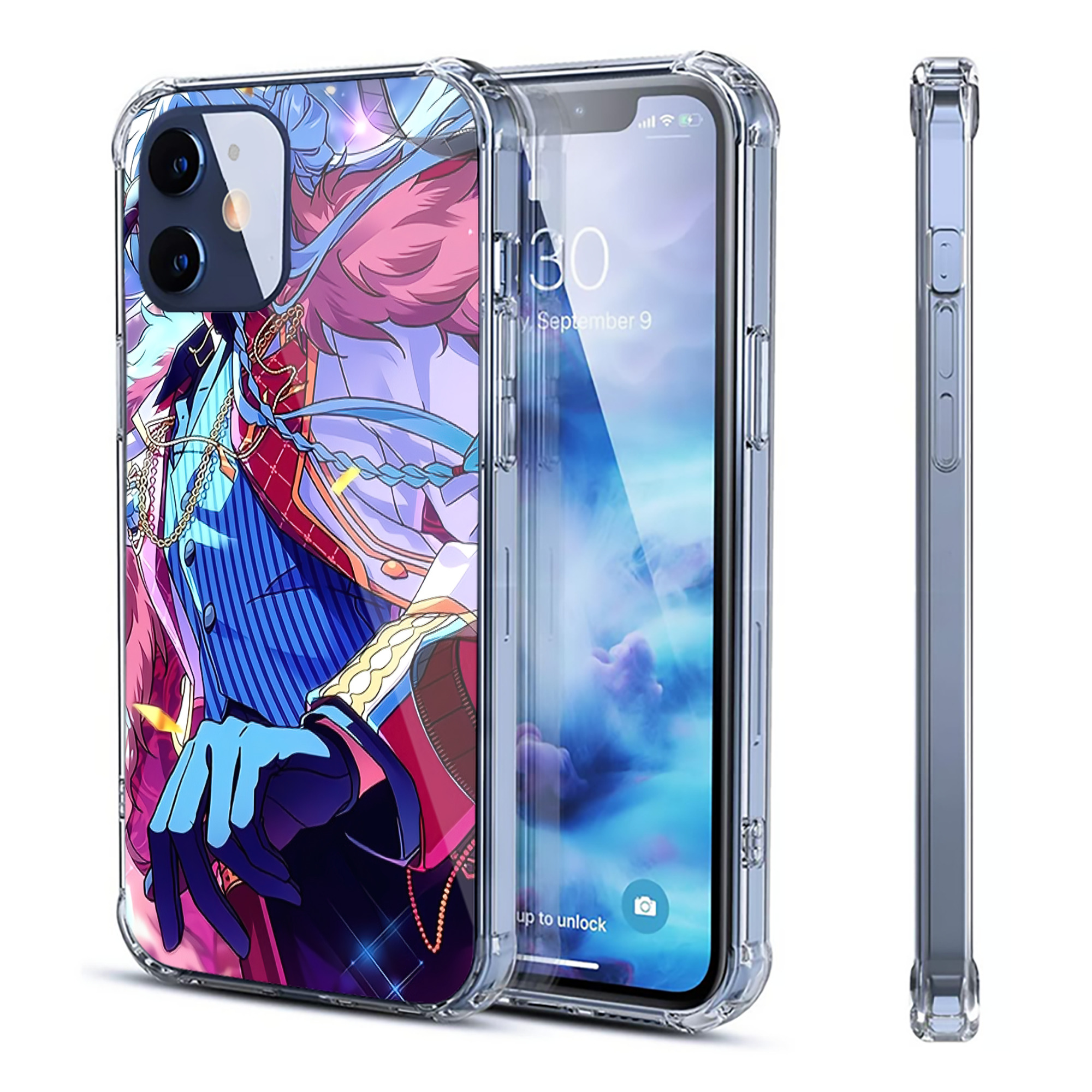 （画像用） あんさんぶるスターズ! Ensemble Stars 【iPhone 12シリーズ対応】透明スマホケース（クリアソフトケース）